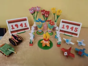 Выставка творческих работ к 80-летию Великой Победы