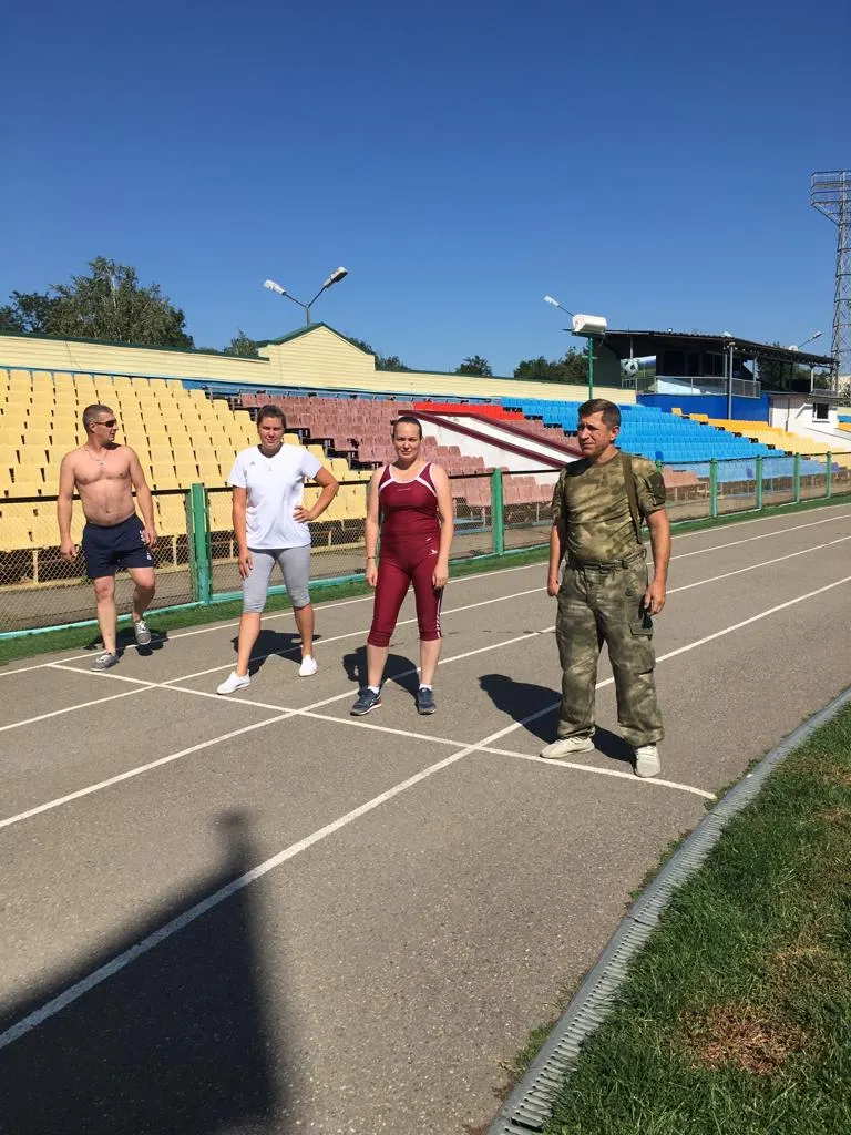 Казаки Юртового казачьего общества «Сулинский Юрт» продолжают сдавать комплекс ГТО