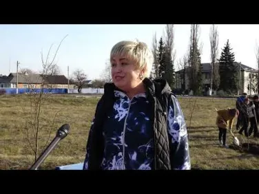 В хуторе Михайловка посадили новые дерьвья