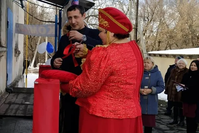 В клубе х. Лихой появилось газовое отопление