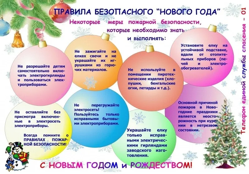 СОБЛЮДЕНИЕ ПОЖАРНОЙ БЕЗОПАСНОСТИ В НОВЫЙ ГОД