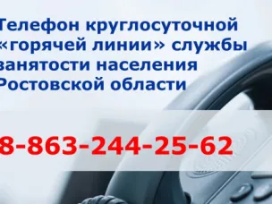 Открыта горячая линия по трудоустройству граждан, прибывших в Ростовскую область