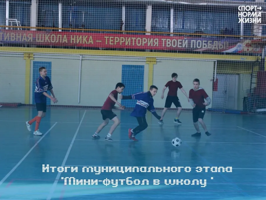 Итоги муниципального этапа Общероссийского проекта «Мини-футбол в школу»
