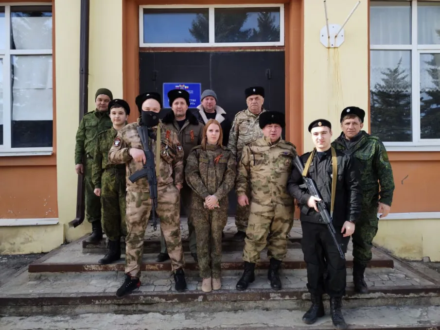 Автопробег в поддержку Президента РФ
