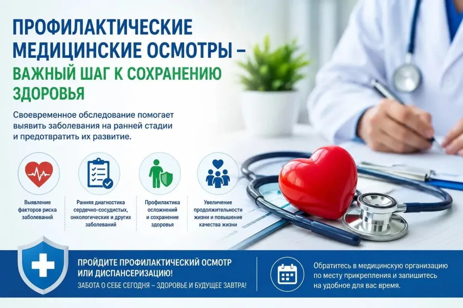 Профилактические медицинские осмотры – важный шаг к сохранению здоровья
