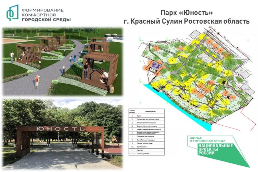 Парк «Юность» в Красном Сулине – в числе лучших российских практик