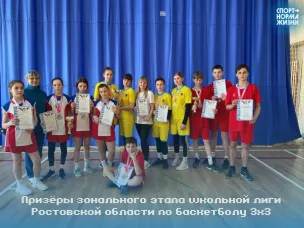 Зональный этап школьной лиги Ростовской области по баскетболу