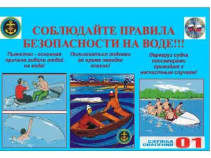Памятка по мерам безопасности на водных объектах