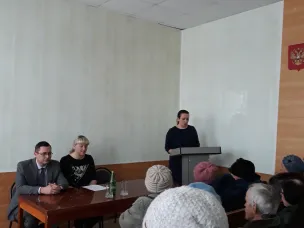 Прошел отчет главы администрации Ударниковского сельского поселения