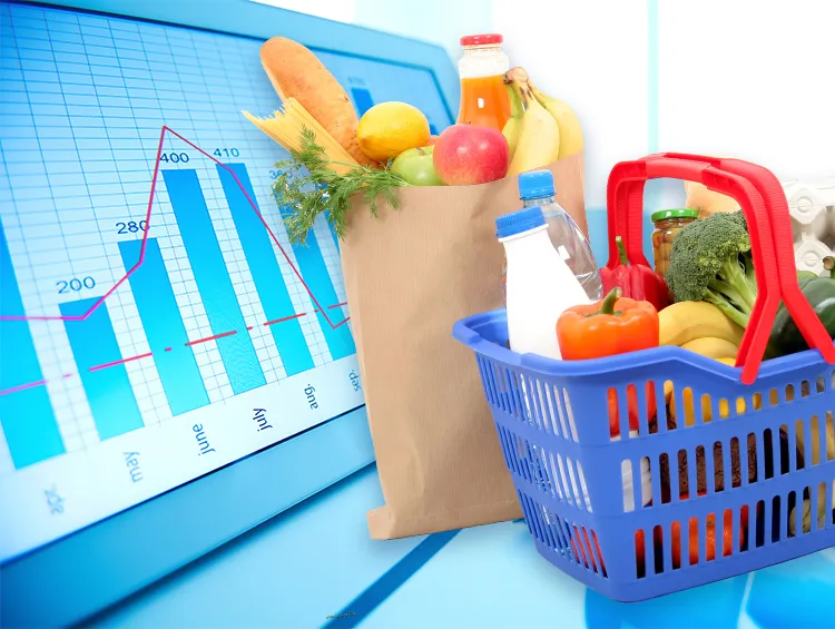 Мониторинг средних цен на продукты питания  01.10.2020 г.