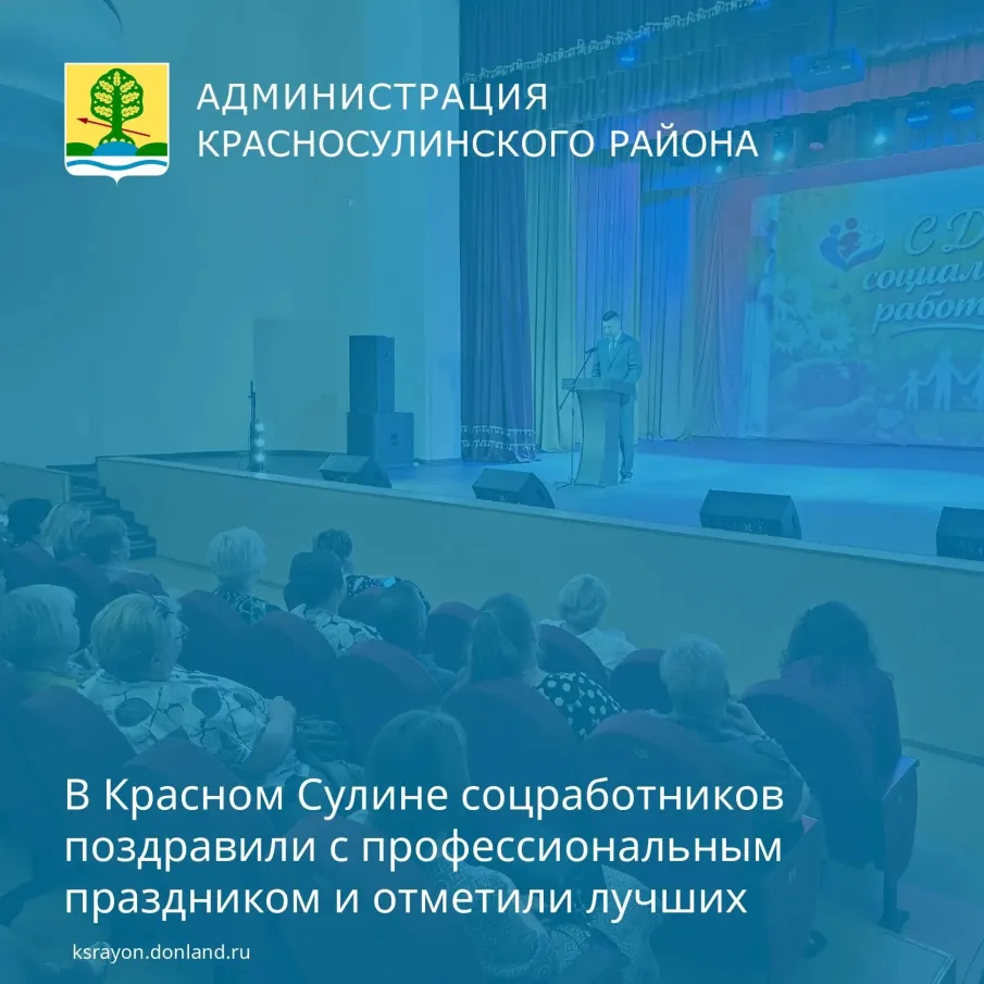 День социального работника отметили в Красном Сулине концертом и награждением лучших сотрудников этой сферы