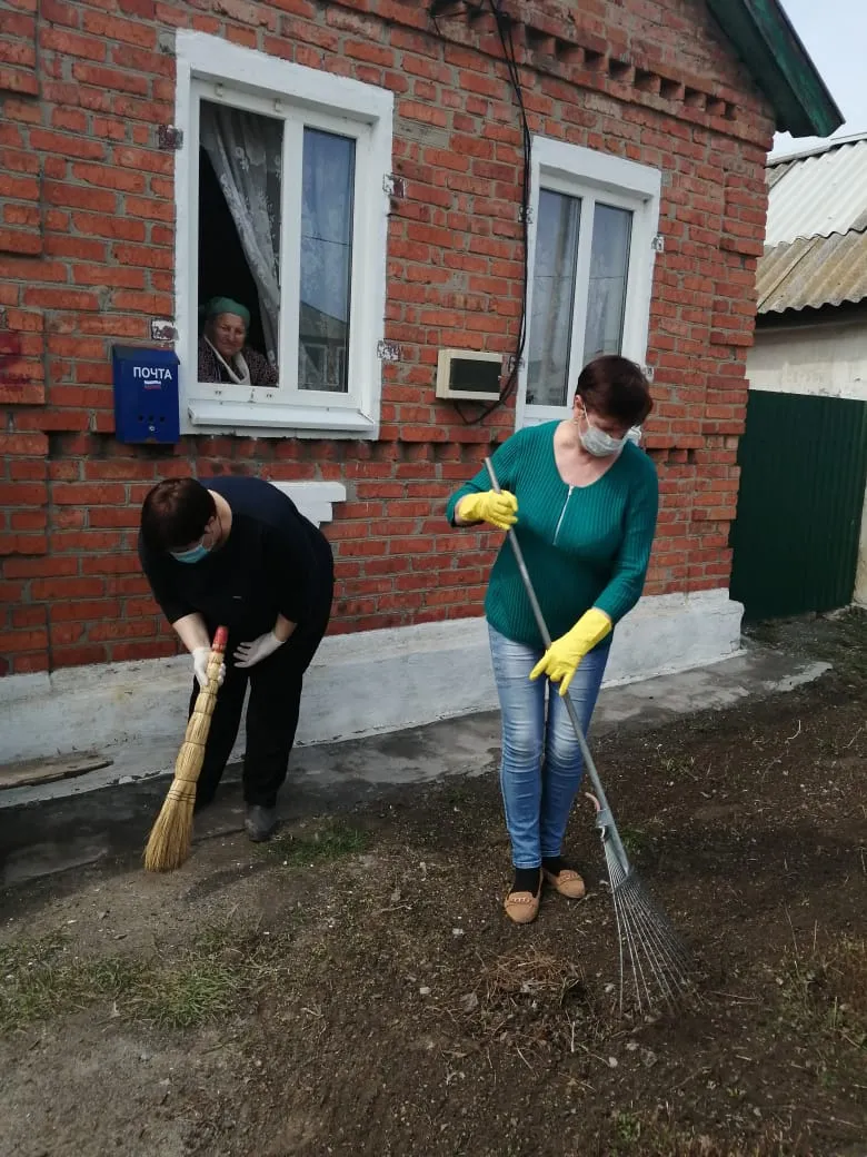 Организация работы по благоустройству придомовых территорий ветеранам Великой Отечественной войны