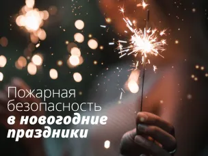 Правила пожарной безопасности во время Новогодних праздников
