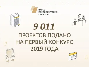 Завершился приём заявок на первый в этом году конкурс  предоставление грантов Президента Российской Федерации на развитие гражданского общества