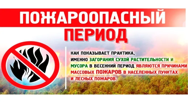 Правила поведения в пожароопасный период (пал сухой травы и отдых на природе)