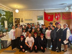 Открытие баннера участнику специальной военной операции погибшему  при исполнении воинского долга  - Руслану Кочетову