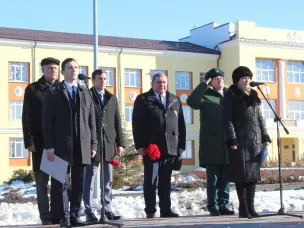 В Красном Сулине прошёл митинг памяти к 76-й годовщине освобождения района от немецкой оккупации