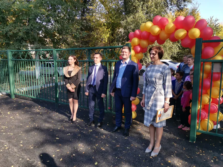 Состоялось открытие детской площадки в пос. Н-ГРЭС