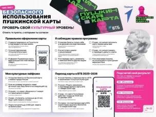 Чек-лист использования Пушкинской карты