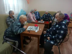 Шашечный турнир в социально-реабилитационных отделениях