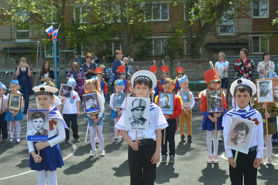 Праздник  Дня Победы в детском саду «Искорка»
