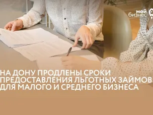 На Дону продлены сроки предоставления льготных займов для малого и среднего бизнеса