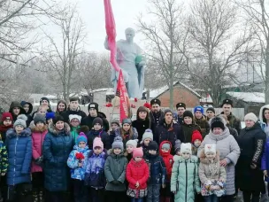Награждение ветеранов и митинг в Ударниковском поселении прошли 14 февраля