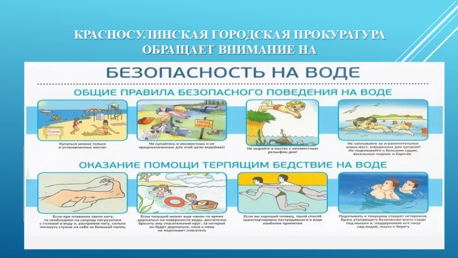 Памятка о правилах безопасного поведения на воде