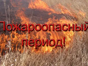 С 03.04.2019 года объявлен пожароопасный период