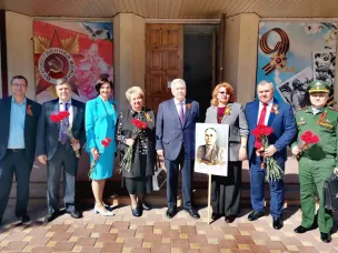 Сегодня принял участие в серии мероприятий, приуроченных к 77-й годовщине победы в Великой Отечественной войне