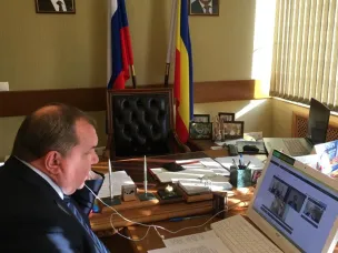 В Администрации района прошел интерактивный приём граждан с  губернатором Ростовской области