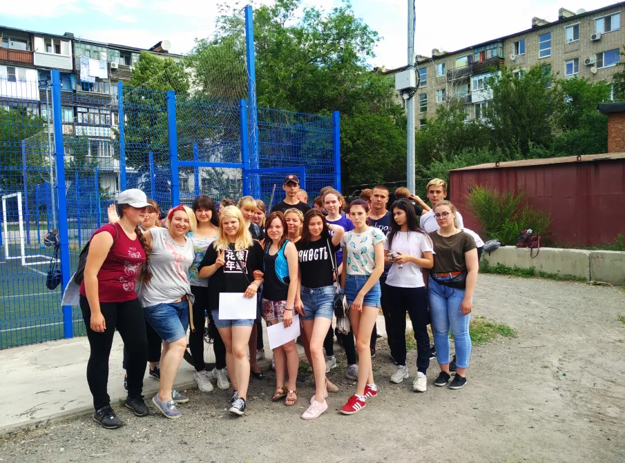 Проведены мероприятия по благоустройству спортивной площадки