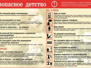 Профилактика травматизма и гибели детей от внешних причин